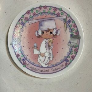 collectible Precious Moments graduation trinket plate